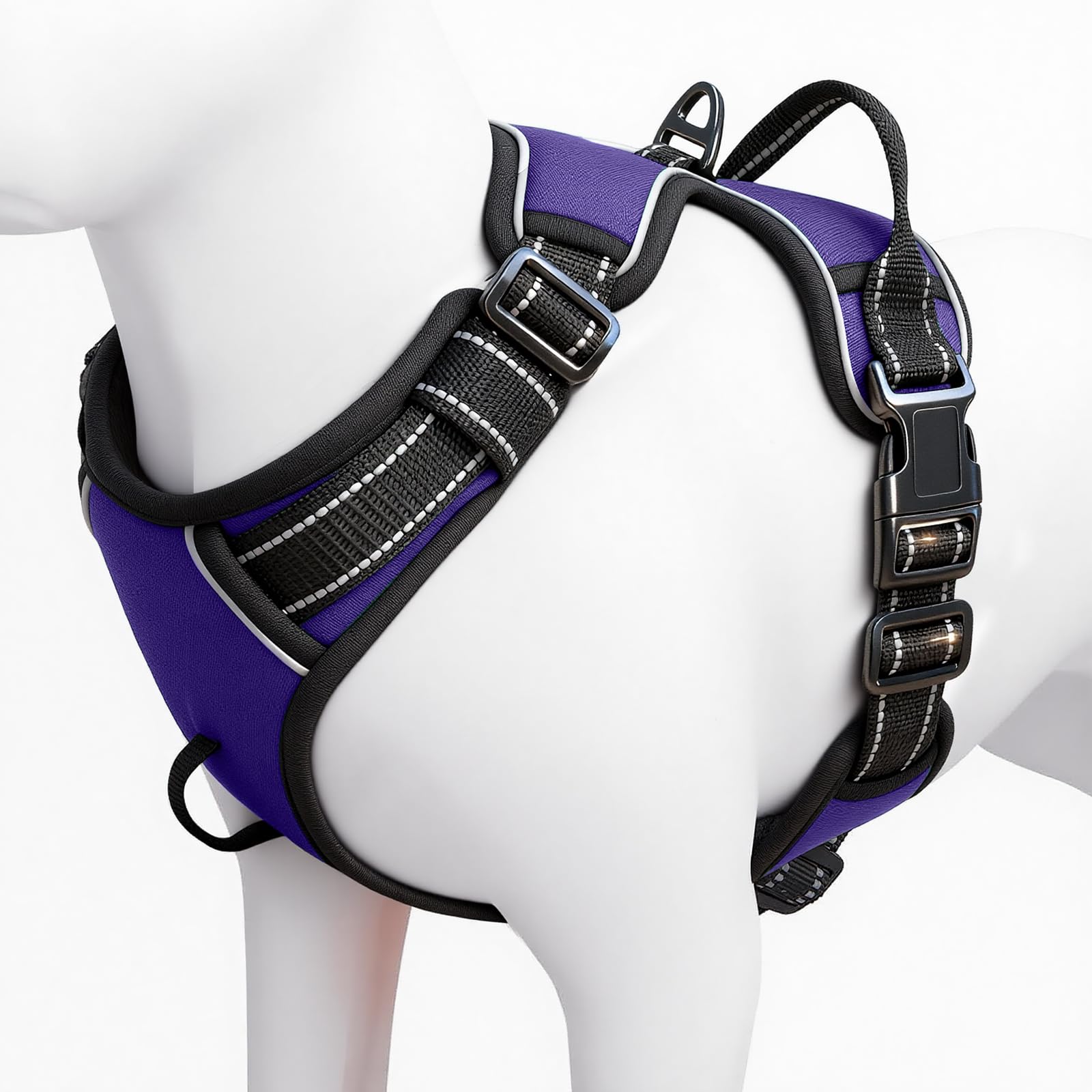 No-Pull Dog Harness — Twilight Purple